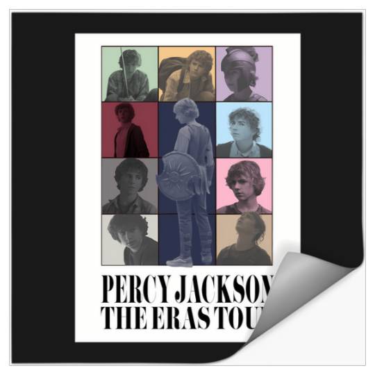 Percy Jackson Eras Tour Poster Stickers