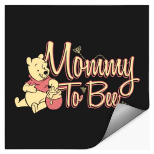Disneyss Winnie The Pooh Mommy To Bee Cute Pooh Chets Logo Stickers