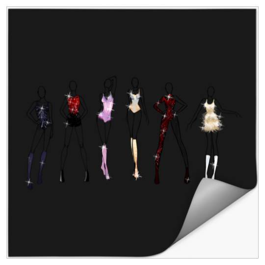 Discover Taylor Eras Tour Outfits - Transparent Stickers