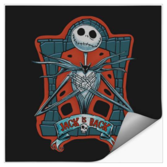 Disneyss The Nightmare Before Christmas Jack Is Back Poster Stickers