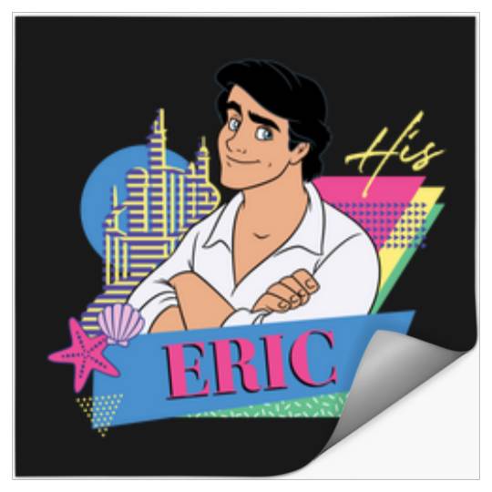 Disneyss The Little Mermaid Retro Couples Matching His Eric Stickers