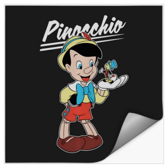 Disney Pinocchio And Jiminy Cricket Stickers