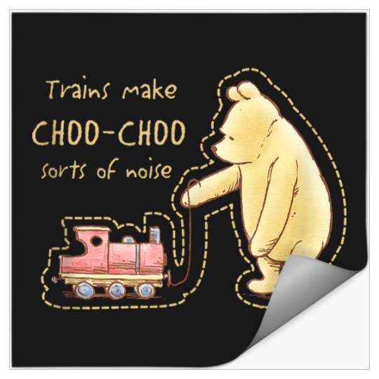Disneyss Winnie The Pooh Trains Make Choo choo Sorts Of Noise Stickers