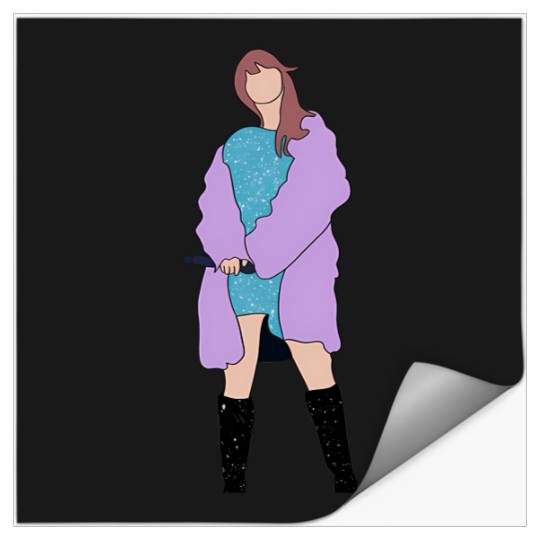 Eras Tour Outfit: Lavender Haze (Light Blue Edition) Stickers
