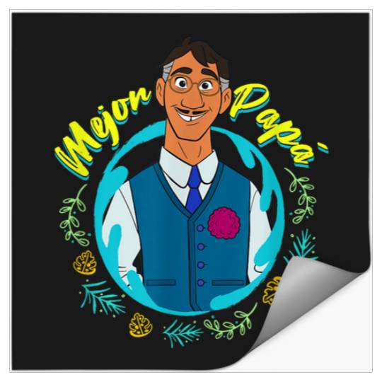 Disney Encanto Agustn Madrigal Mejor Papa Stickers