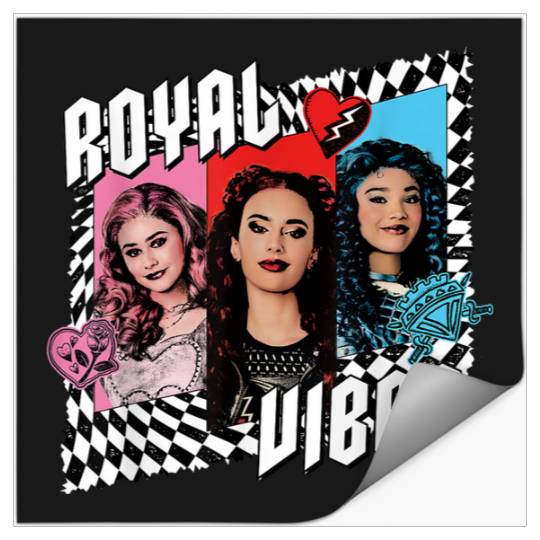 Disneyss Descendants 4 The Rise Of Red Trio Royal Vibes Stickers