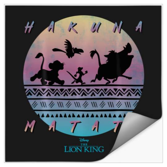 Disney The Lion King Hakuna Matata 90S Circle Stickers
