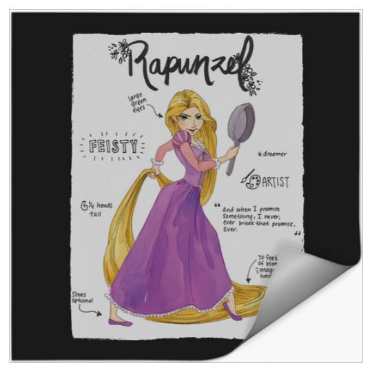 Disney Tangled Rapunzel Fashion Callouts Stickers