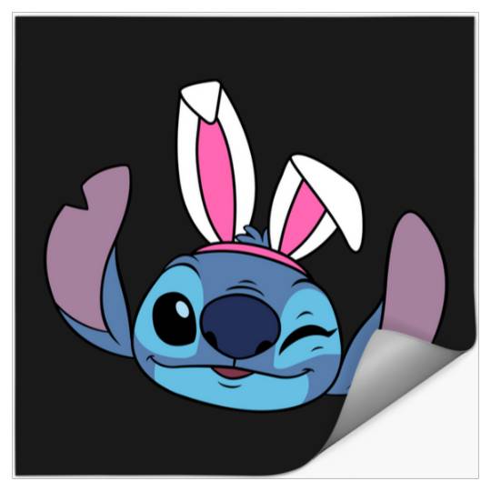 Amazon Essentials Disney Stitch Winking Spring Easter Bunny Ears Bunny Stickers