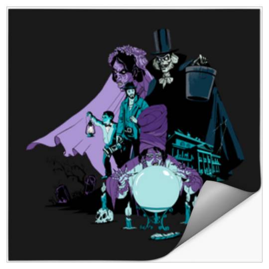 Disneyss Haunted Mansion Movie Hatbox Ghosts Bride Harriet Ben Stickers
