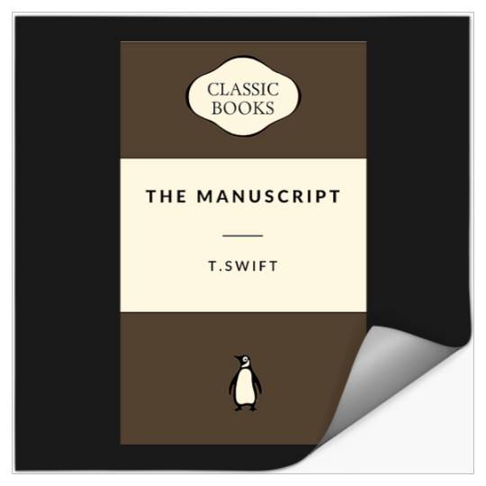 Discover The Manuscript  Taylor TShirt Stickers