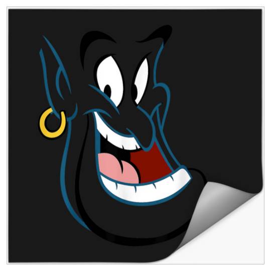 Disney Aladdin Genie Big Face Costume Stickers