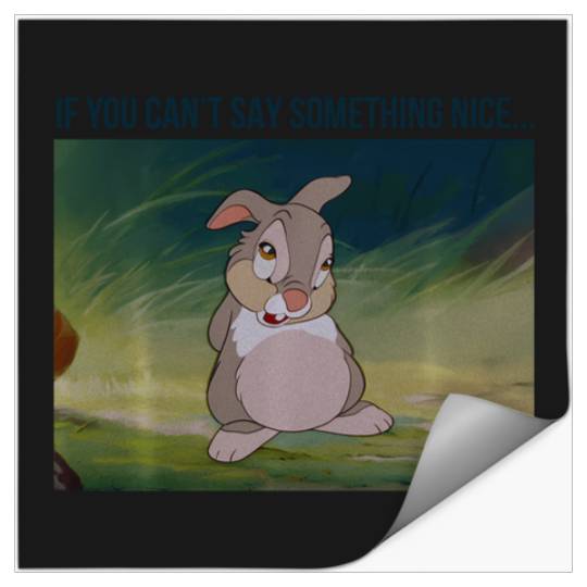 Disney Bambi Thumper If You Can'T Say Something Nice Stickers