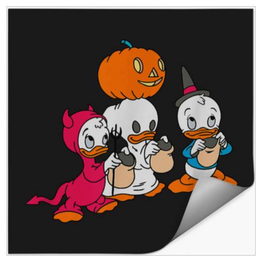 Disney DuckTales Halloween Trick Or Treat Costum Stickers