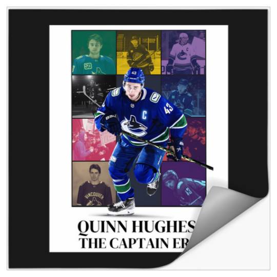 Quinn Hughes Eras Tour Vancouver Canucks Bigger Print Stickers