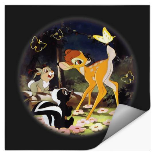Disney Bambi Circle Stickers