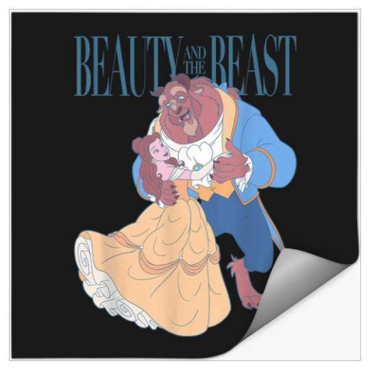 Disney Beauty And The Beast Belle And Beast Clas Stickers