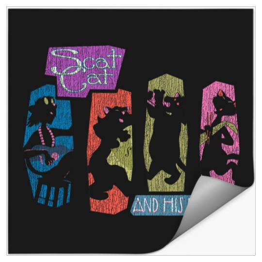 Disney The Aristocats Scat Cat Band Stickers