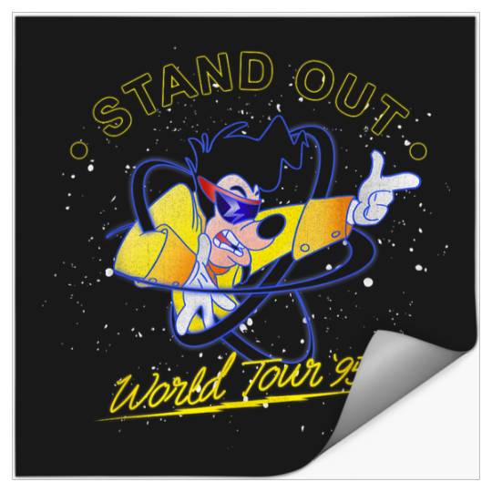 Disneyss A Goofy Movie Powerline Stand Oust World Tour 95 Stickers
