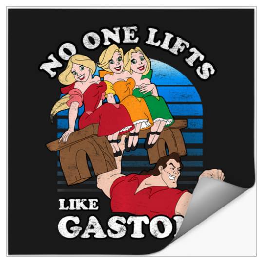 Disney Beauty And The Beast Lifts Like Gaston Hoodie Stickers