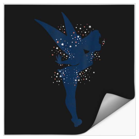 Disneyss Peter Pan Tinkerbell Americana Shadow Graphic Stickers