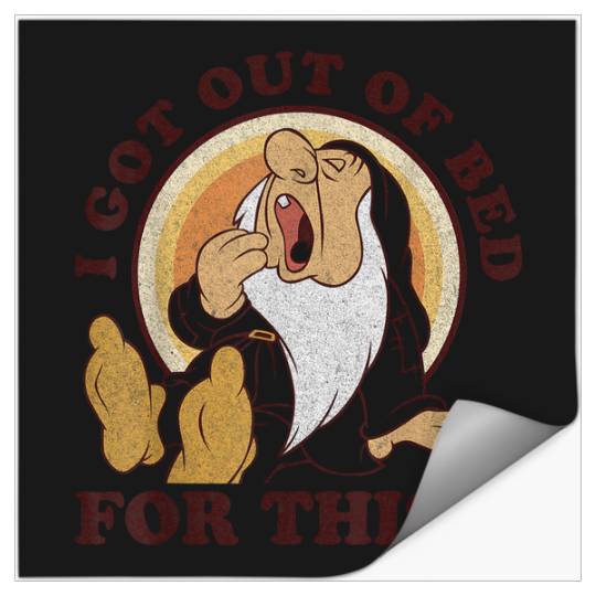 Disneyss Snow White Dwarf Sleepy For This Graphic Stickers