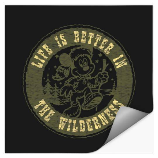 Disney Mickey And Friends Life Is Better In The Wilderness Stickers