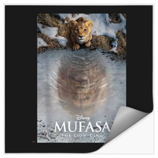 Disneyss Mufasa The Lion King  Movie Poster Art Stickers