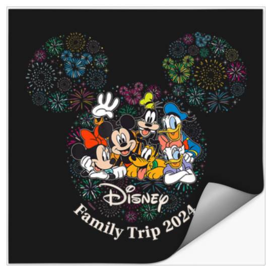 Disney Mickey Amp Friends Fireworks Vacation Fam Stickers
