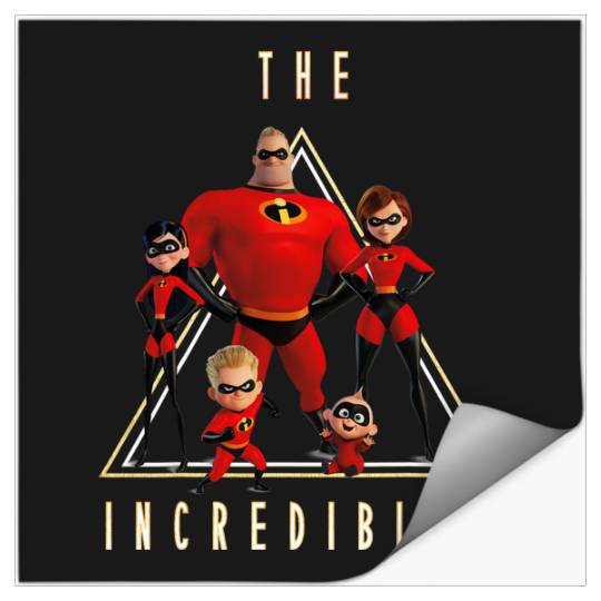 Disney Pixar Incredibles Classic Family Shot Graphic Stickers