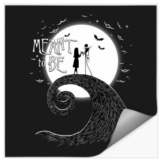 Disney The Nightmare Before Christmas Jack And Sally Stickers