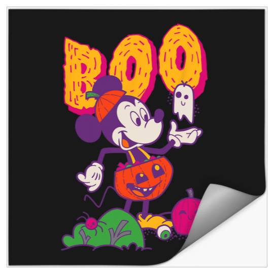 Disney Mickey Mouse in Costume Spooky Cute Boo Halloween Stickers