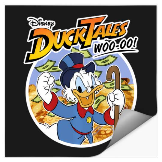 Disney Ducktales Classic Uncle Scrooge Woo-Oo Stickers