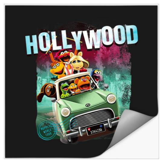 Disney The Muppets Neon Voyage To Hollywood Group Poster Stickers