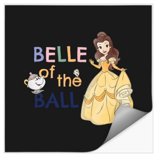 Disney Beauty and the Beast Belle Of The Ball Mrs Potts Chip Stickers