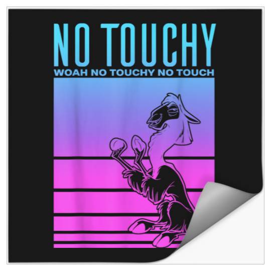 Disneyss The Emperor New Groove No Touchy Graphic Stickers