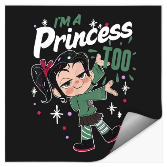Disneyss Wreck It Ralph 2 Princess Logo Graphic Stickers
