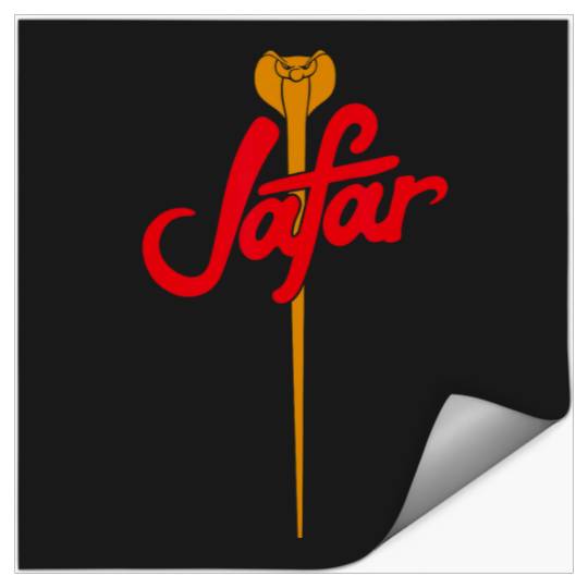 Disney Aladdin  Eighties Jafar Villain Staff Logo Stickers
