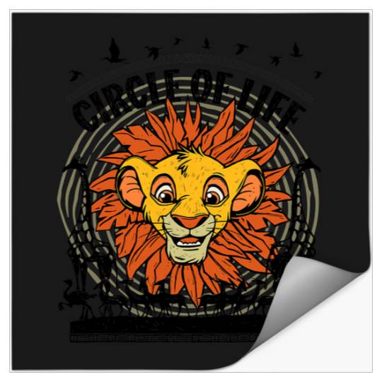 Disney The Lion King th Anniversary Simba Circle of Life Stickers