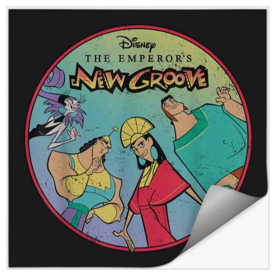 Disneyss The Emperors New Groove Characters Stickers