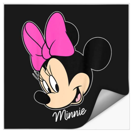 Kids Disney Mickey And Friends Minnie Mouse Big Face Toddler Stickers
