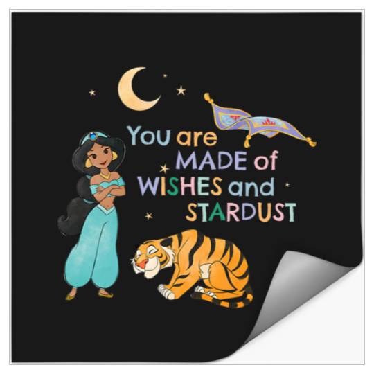 Disney Aladdin Jasmine You Are Made Of Wishes And Stardust Stickers