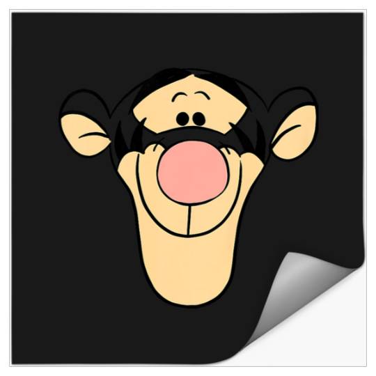 Kids Disney Winnie The Pooh Tigger Big Happy Face Toddler Stickers