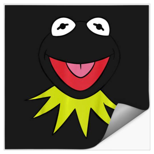 Kids Disney The Muppets Kermit Frog Happy Big Face Toddler Stickers