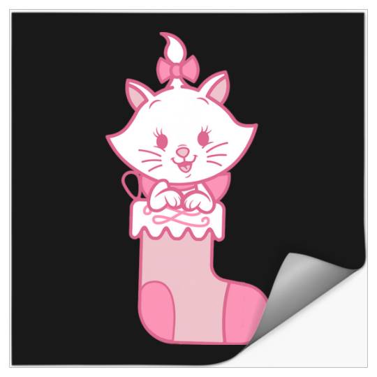 Disney Aristocats Marie Christmas Simple Stocking Stickers