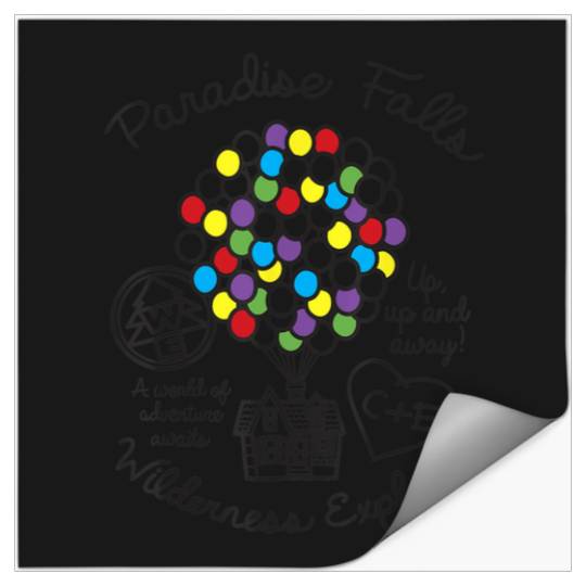 Disney Pixar Up Paradise Falls Wilderness Explor Stickers