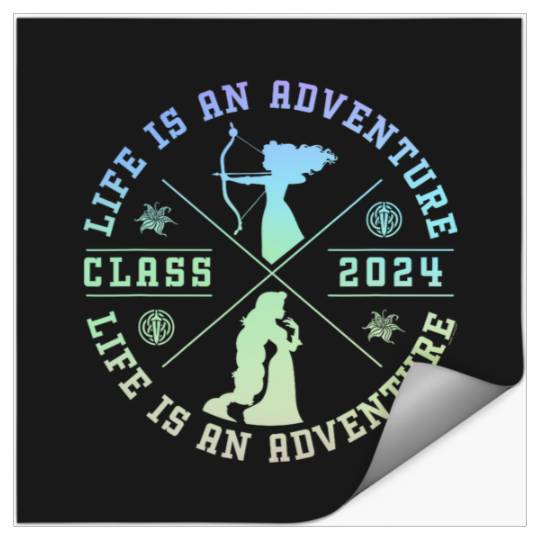 Disney Princess Graduation Life is an Adventure Class Stickers
