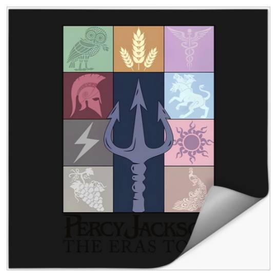 Percy Jackson Camp Half Blood And The Olympians Eras Tour   Front Stickers