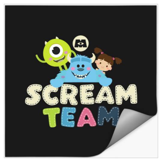 Disney Pixar Monsters Inc Scream Team Adorable Chibi Style Stickers