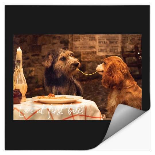 Disneyss Lady And The Tramp Live Action Shared Spaghetti Stickers
